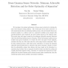 Dense Gaussian Sensor Networks: Minimum Achievable Distortion and the Order Optimality of Separation
