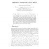 Dependency Management in Smart Homes