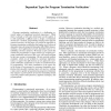 Dependent Types for Program Termination Verification