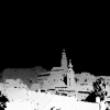 Using cloud shadows to infer scene structure and camera calibration