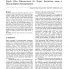 Depth Video Enhancement for Haptic Interaction Using a Smooth Surface Reconstruction