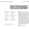Design an interactive visualization system for core drilling expeditions using immersive empathic method