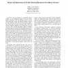 Design and Deployment of Visible-Thermal Biometric Surveillance Systems