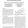 Design approaches for hybrid CMOS/molecular memory based on experimental device data