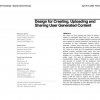 Design for creating, uploading and sharing user generated content