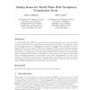 Design Issues for World Wide Web Navigation Visualisation Tools
