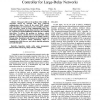 Design of a Stabilizing Second-Order Congestion Controller for Large-Delay Networks
