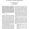 Design Space Exploration of Configuration Manager for Network Processing Applications