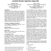 Designing resilient networks using a hybrid genetic algorithm approach