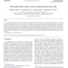 Desynchronized stable states in diluted neural networks
