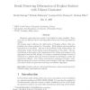 Detail preserving deformation of B-spline surfaces with volume constraint