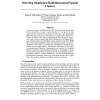 Detecting Significant Multidimensional Spatial Clusters