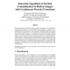 Detection Algorithm of Particle Contamination in Reticle Images with Continuous Wavelet Transform