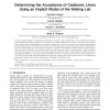Determining the Acceptance of Cadaveric Livers Using an Implicit Model of the Waiting List