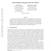 Deterministic Sample Sort For GPUs