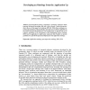 Developing an Ontology from the Application Up