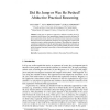 Did He Jump or Was He Pushed? Abductive Practical Reasoning