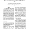 Disaster Communication Network by Combination of Different Wireless LANs