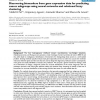 Discovering biomarkers from gene expression data for predicting cancer subgroups using neural networks and relational fuzzy clus