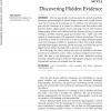 Discovering Hidden Evidence