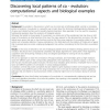 Discovering local patterns of co - evolution: computational aspects and biological examples