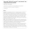 Discovering multi-level structures in bio-molecular data through the Bernstein inequality