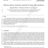 Discrete-velocity relaxation methods for large eddy simulation