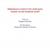 Disjointness Is Hard in the Multi-party Number-on-the-Forehead Model