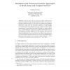 Distributed and Structured Analysis Approaches to Study Large and Complex Systems