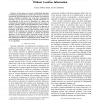 Distributed computation of a sparse cover in sensor networks without location information