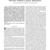 Distributed coverage verification in sensor networks without location information