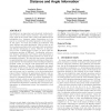 Distributed localization using noisy distance and angle information