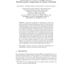 Distributed Network Configuration for Wavelet-Based Compression in Sensor Networks