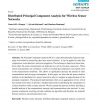 Distributed Principal Component Analysis for Wireless Sensor Networks