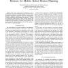 Distributed Sensing and Prediction of Obstacle Motions for Mobile Robot Motion Planning