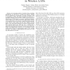 Distributed user authentication in wireless LANs