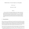 Distribution of Vertex Degree in Web-Graphs