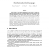 Distributionally-Hard Languages