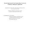 Diversity Improvement by Non-Geometric Binary Crossover in Evolutionary Multiobjective Optimization