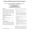 Diversity in multimedia information retrieval research