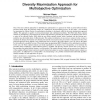 Diversity Maximization Approach for Multiobjective Optimization