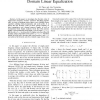 Diversity Order of MMSE Single-Carrier Frequency Domain Linear Equalization