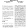 Divide and discriminate: algorithm for deterministic and fast hash lookups
