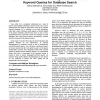 Do we mean the same?: disambiguation of extracted keyword queries for database search