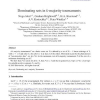 Dominating sets in k-majority tournaments