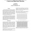 Dot Placement Analysis Using a Line Scan Camera and Rigid Body Rotation