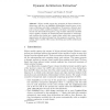 Dynamic Architecture Extraction