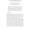 Dynamic Case Base Maintenance for a Case-Based Reasoning System