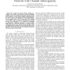 Dynamic Channel Selection in Cognitive Radio Network with Channel Heterogeneity