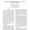 Dynamic, Competitive Scheduling of Multiple DAGs in a Distributed Heterogeneous Environment